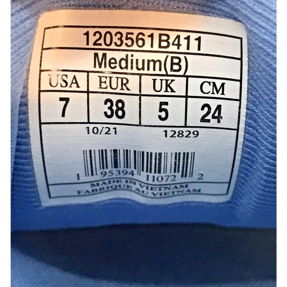 Brooks Ghost 14 Unity Running Shoes Women's 7 Blue & Pink Low Athletic Sneakers - Picture 9 of 11